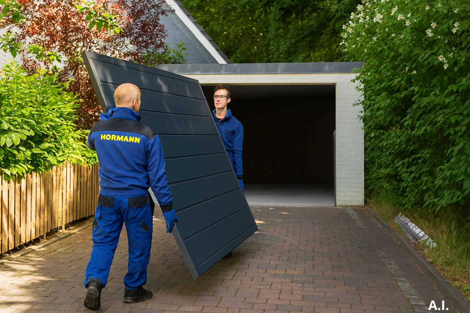 Profesionalna montaža garažnih vrata - ugradnja sekcijskih vrata