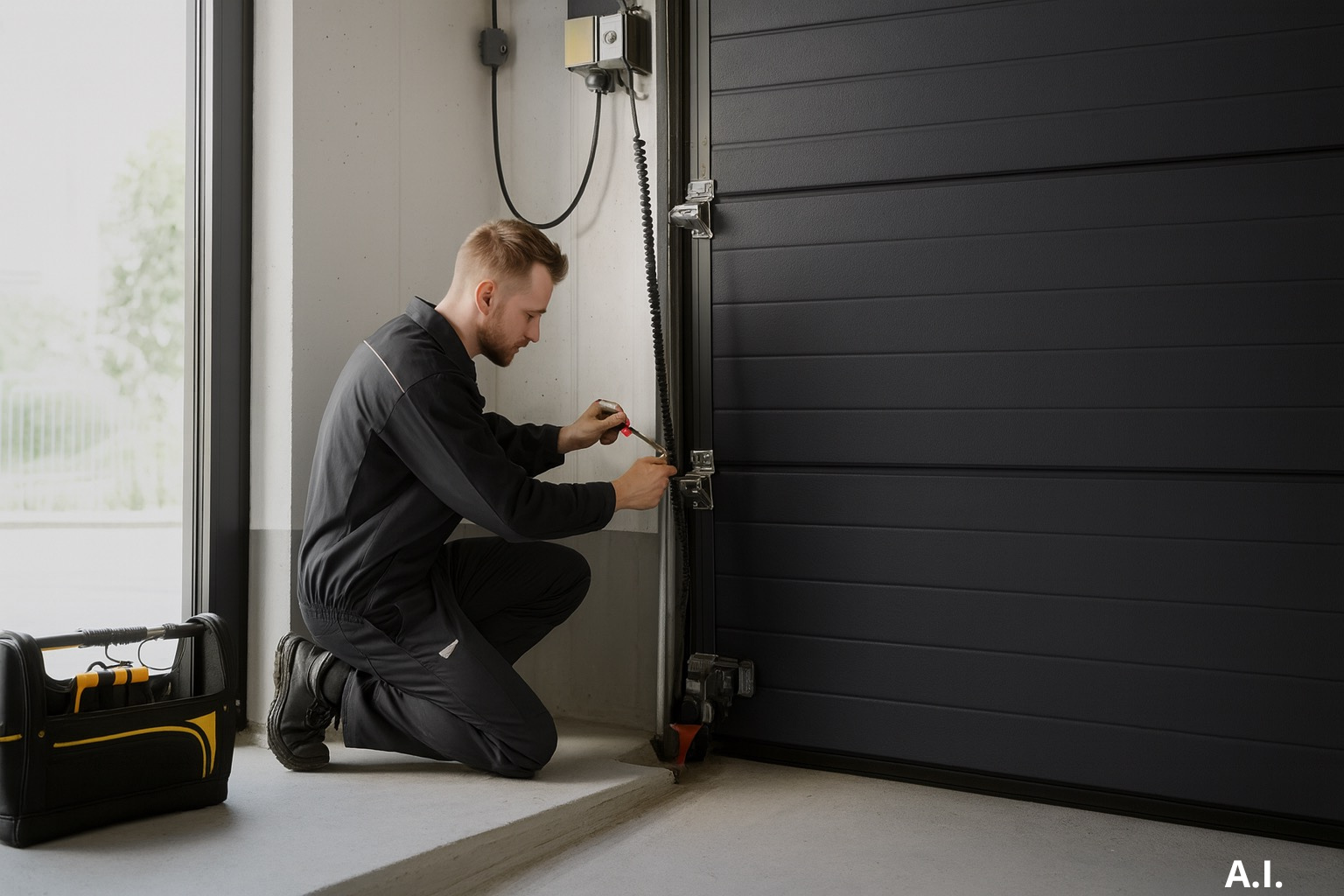Popravci i održavanje garažnih vrata - servis 24/7